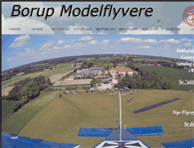 Tablet Screenshot of borupmodelflyvere.dk